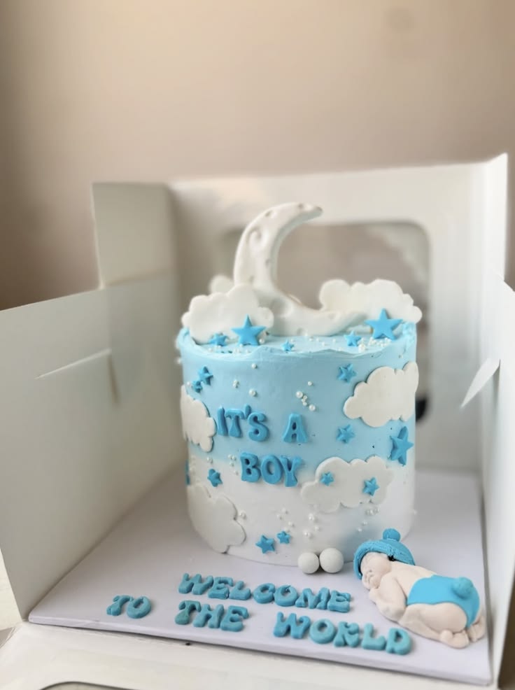 Welcome Boy Cake